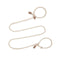 Adjustable Slip-On Dog Leashes - Lightweight and Comfortable Training Leads for Pets 3.35cm*8mm Coffee, 2 pieces