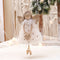 Fluffy Angel Hanging Ornament with Heart and Glitter Wings - Christmas Tree Decoration 16*10 cm White 6 pieces