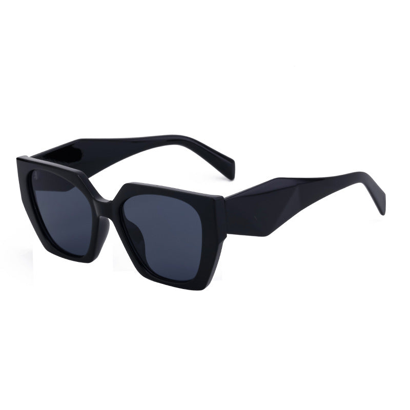 Bold Oversized Black Frame Sunglasses | UV400 Designer Fashion Shades