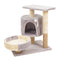 A Cat's Dream Paradise: Natural Solid Wood Cat Climbing Frame 50*33*53CM