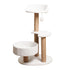 Modern Cat Tree Tower with Scratching Posts and Cozy Perches 50x38x80 cm