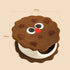 Adorable Cookie-Shaped Cat Bed - Cozy and Playful Pet Hideout 50x20 cm