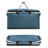 Insulated Picnic Basket with Aluminum Frame - Portable Collapsible Cooler Bag 18L 40*20*23cmNavy Blue