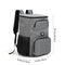 Insulated Cooler Backpack - Portable Outdoor Picnic and Beverage Bag with Bottle Opener Gray