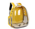Yellow Pet Carrier Backpack with Transparent Window 33*18*42cm