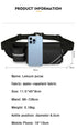 Water-Resistant Running Waist Pack with Bottle Holder - Adjustable Fitness Belt for Men