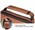 Men's Vintage Leather Shoulder Bag - Multi-Compartment Crossbody Messenger Bag 22cmL*8cmW*26cmHDark brown
