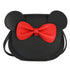 Adorable Bow Bear Crossbody Bag for Kids - Black  Shoulder Bag 18*17*8cm