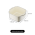 Two-Layer Drain Basket Colander - Small Size Ivory, 2 set