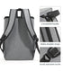 Insulated Cooler Backpack- Stylish Portable Fresh-keeping Picnic Outdoor Backpack and Travel Bag 18L Navy Blue