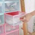 Stackable Transparent Shoe Storage Boxes with Heart-Shaped Handles Set of 5 31*20*12cm Pink
