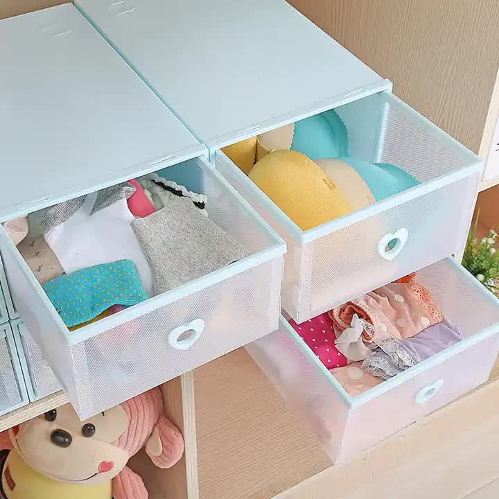 Stackable Transparent Shoe Storage Boxes with Heart-Shaped Handles Set of 5 31*20*12cm Pink
