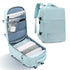 Multi-Compartment Travel Backpack with Shoe Storage and Wet-Dry Separation Light Blue31cmL*17cmW*42cmH