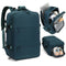 Multi-Compartment Travel Backpack with Shoe Storage and Wet-Dry Separation Peacock Blue31cmL*17cmW*42cmH