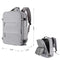 Multi-Compartment Travel Backpack with Shoe Storage and Wet-Dry Separation Gray31cmL*17cmW*42cmH