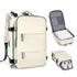 Multi-Compartment Travel Backpack with Shoe Storage and Wet-Dry Separation Beige31cmL*17cmW*42cmH