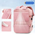 Multi-Compartment Travel Backpack with Shoe Storage and Wet-Dry Separation Beige31cmL*17cmW*42cmH