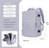 Water-Resistant Laptop Backpack with USB Charging Port and Wet-Dry Separation Purple