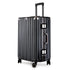 Aluminum Alloy Hard-Shell Suitcase with TSA Lock -20" Spinner Luggage in Black