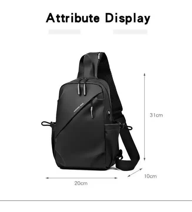 Multifunctional Crossbody Chest Bag | Stylish and Practical Shoulder Backpack for Everyday Use Gray