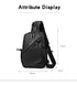 Multifunctional Crossbody Chest Bag | Stylish and Practical Shoulder Backpack for Everyday Use Gray