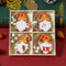 2 set Christmas Gnome Ornaments Set - Festive Wooden Decorations for Tree, Set of 12