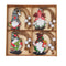 2 setChristmas Gnome Ornaments Set - Festive Wooden Decorations for Tree, Set of 12