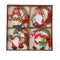 2 setChristmas Gnome Ornaments Set - Festive Wooden Decorations for Tree, Set of 12