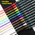 Dual-Tip Acrylic Marker Set - 12 Vibrant Colors for Art and Craft Projects