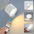 Touch-Control LED Night Light with 3 Brightness Levels & 3 Color Temperatures - Adjustable Stepless Dimming for Home & Office