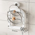 Wall-Mounted Pot Lid Organizer Rack - Kitchen Storage Holder with Adhesive Mount 31.5 x 20.8 x 3.5 cm
