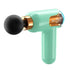 LC002 Green Portable Massage Gun - Deep Tissue Muscle Massager with 4 Heads and 9 Speed Settings