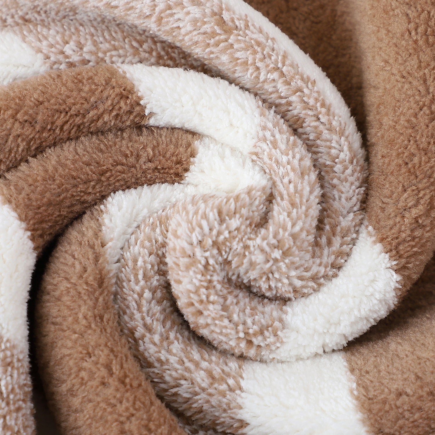 Luxury Cotton Brown Wide Stripe Towel Set - 6 Piece Set 2 Hand Towels, 2 Bath Towels, 2 Washcloths, Ultra Soft and Absorbent