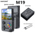 128G White MPOWN M19 Handheld Gaming Console - Retro Arcade & PSP Emulator, 3.5-Inch HD Screen, TV Connectivity, Portable 3D Gaming Device