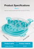 2pcs blue New Chicken Shredder - Effortless Chicken Breast Shredding Tool for Meal Prep and Baby Food