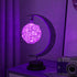 LED Multi-Shape Decorative Lights  Purple Star, Moon, Apple USB Night Lights with Handmade Hemp Rope, Warm Iron Craft, Perfect Birthday & Christmas Gift