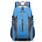 Blue Lightweight Hiking Backpack - Waterproof Outdoor Travel & Camping Bag with Multi-Compartment Design
