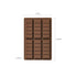 5 PCS YH913 Silicone Chocolate Bar Mold - BPA-Free, Heat-Resistant, Non-Stick Baking Tray, Measures 25.8 cm x 17 cm x 1.5 cm