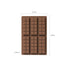5 PCS YH916 Silicone Chocolate Bar Mold - BPA-Free, Heat-Resistant, Non-Stick Baking Tray, Measures 26 cm x 17 cm x 1.5 cm