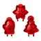 Christmas Pie Mold Set - 3 Holiday-Shaped Hand Pie Press Tools for Baking 3 Set/9 pcs