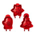 Christmas Pie Mold Set - 3 Holiday-Shaped Hand Pie Press Tools for Baking 3 Set/9 pcs