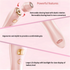 U34 Pink 2-in-1 Electric Razor for Women - Multifunctional Rechargeable Hair Removal Shaver