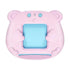 Pink Bear-Shaped Early Education Card Reader - Interactive Learning Toy with 510 Flashcards for Kids