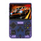 Purple Retro Portable Gaming Console with 128GB, 1 Memory Card - 3D Games, HD Display, and Dual Joysticks