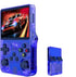 Blue Retro Portable Gaming Console with 128GB, 1 Memory Card - 3D Games, HD Display, and Dual Joysticks