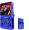 Blue Retro Portable Gaming Console with 64GB, 1 Memory Card - 3D Games, HD Display, and Dual Joysticks