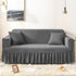 Elastic sofa cover-gray (235-300cm)