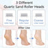 Black Rechargeable Electric Foot File Callus Remover with LED Display and USB Charging