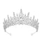 Luxury Full Rhinestone Bridal Tiara - Elegant Alloy Crown Hairband with 3A Grade Crystals  Silver