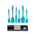 6-Piece Silicone Kitchen Utensil Set - Heat Resistant Baking Tools with Spatulas, Spoon, and Brush Blue2 set/12PCS